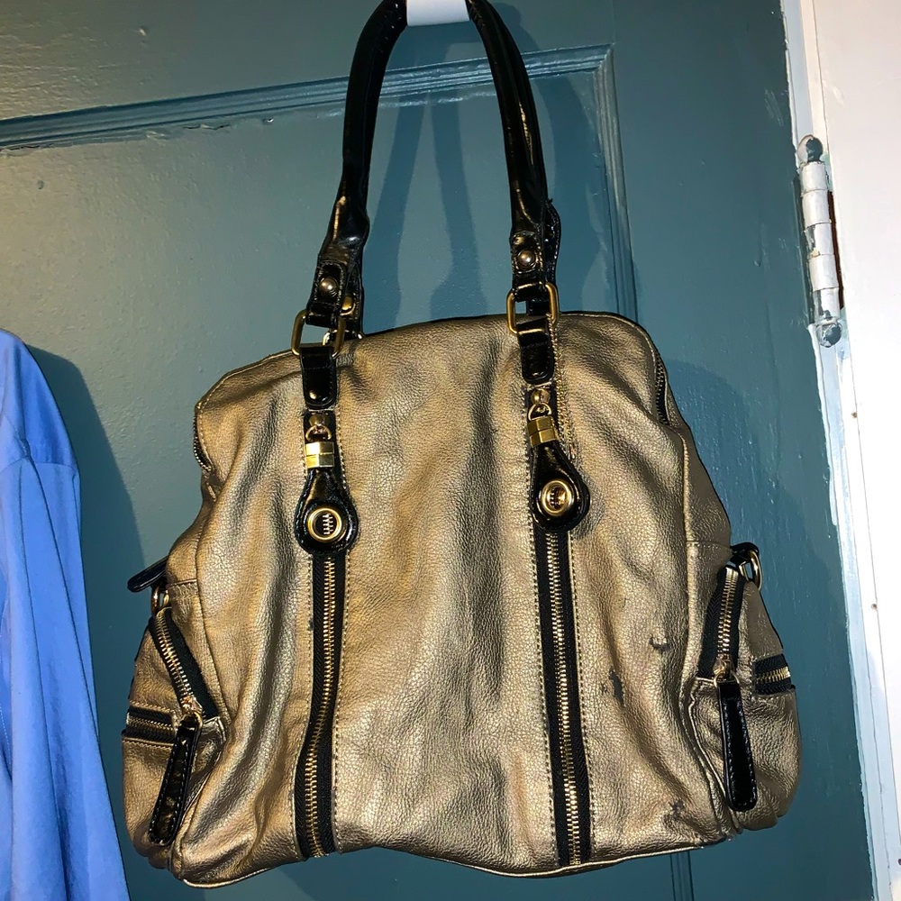 Gold & Black BigBuddah medium sized purse!